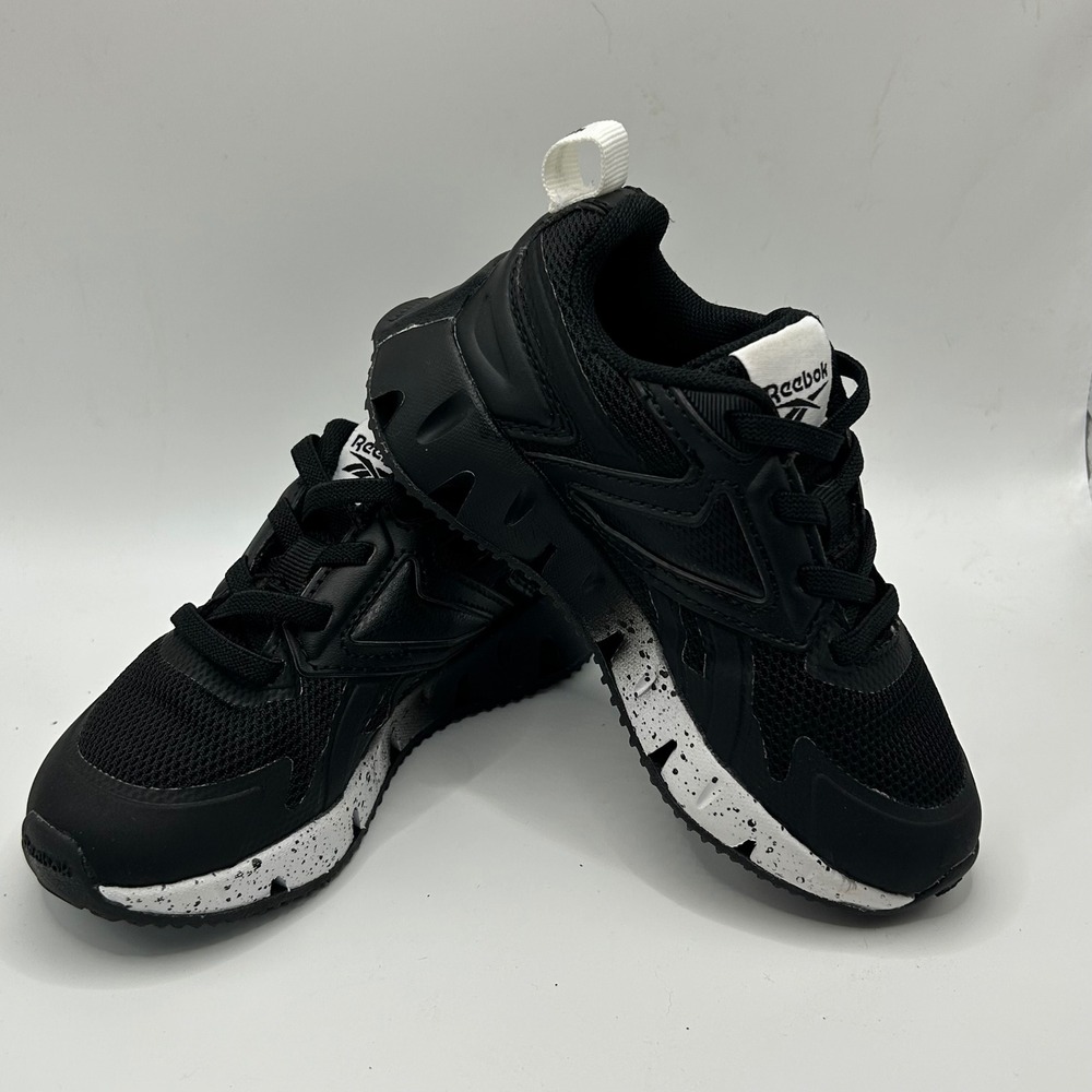 Reebok Zig Dynamica 2.0 Kids Sneakers Black Speckled 9K‎ FFC0151366